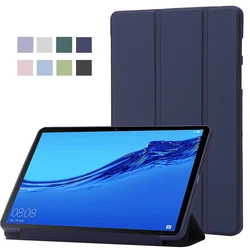 Etui na tablet Huawei Mediapad M5 Lite 10 PU Leaher Soft Back Fold Stand Cover For Funda Huawei Mediapad M5 Lite 10 1 cal