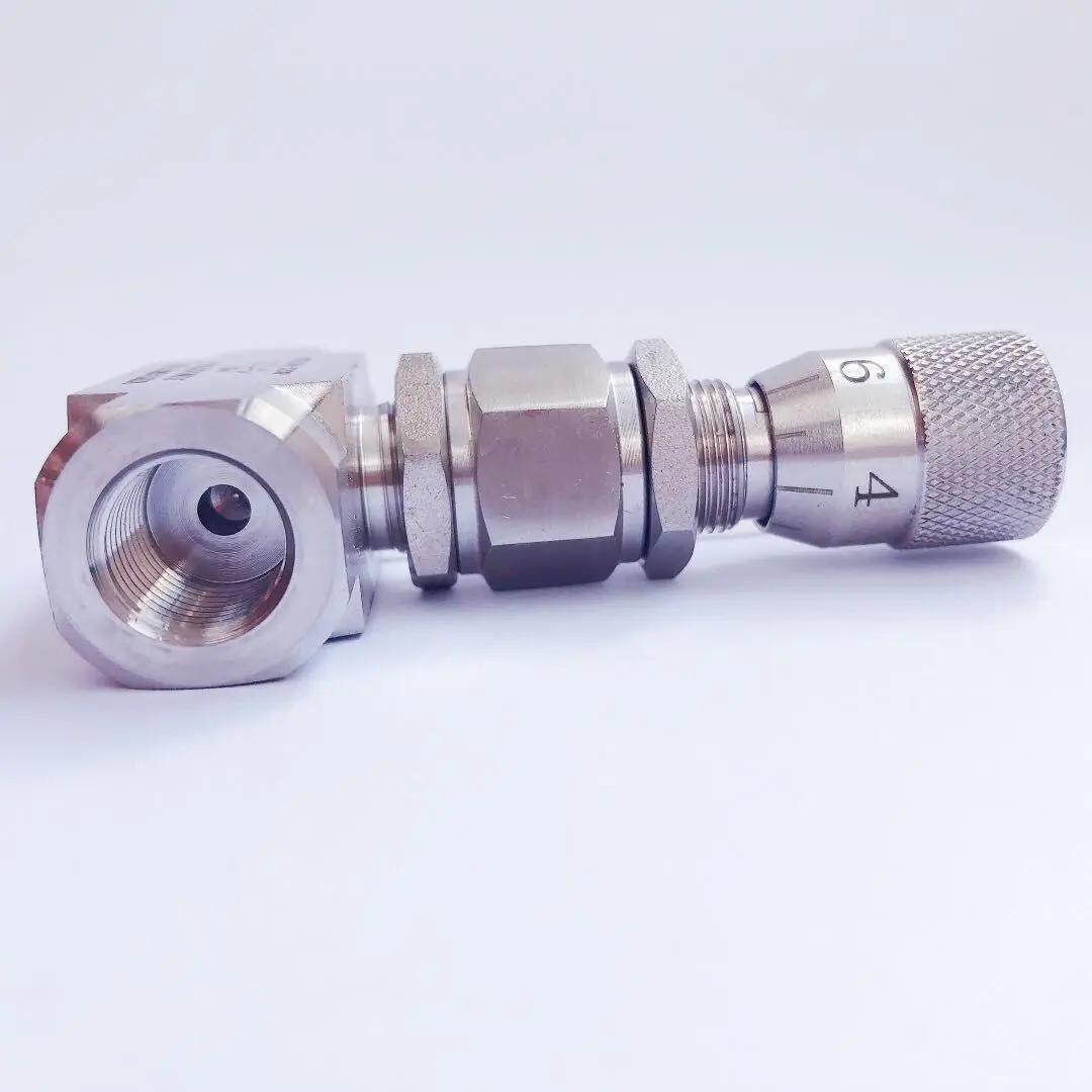 High-precision fine-tuning valve with scale control valve stainless steel micro-adjustment valve WL13H-320P G1/4