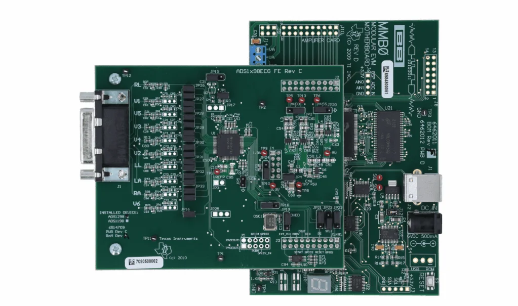 ADS1298ECGFE-PDK ADS1298ECG the analog front end performance of adc demo kit