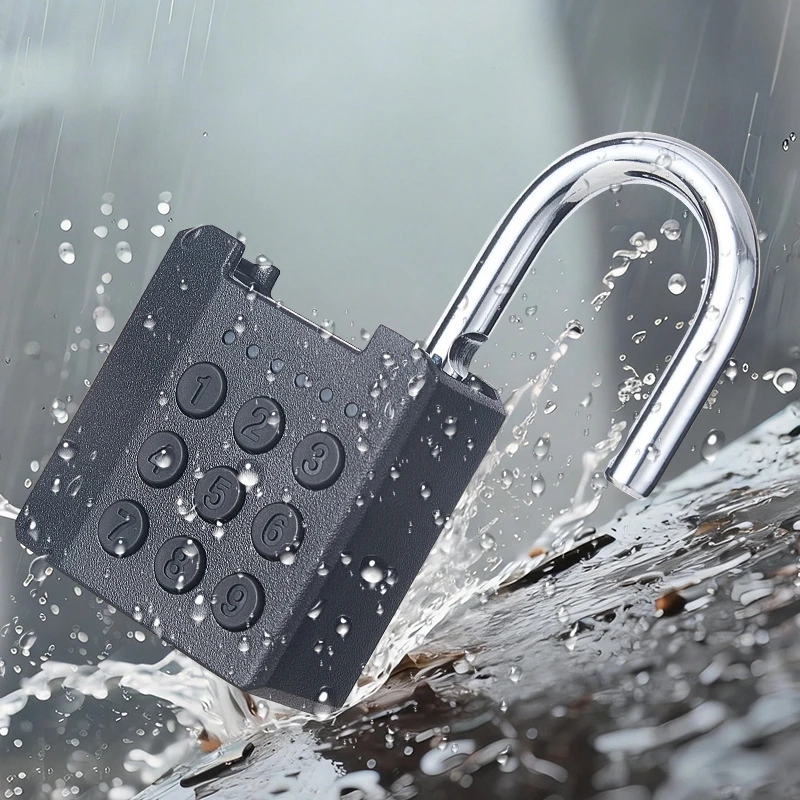 Smart Padlock Household Anti-theft Lock Courtyard Door Dormitory Cabinet Electronic Lock Dustproof and Waterproof