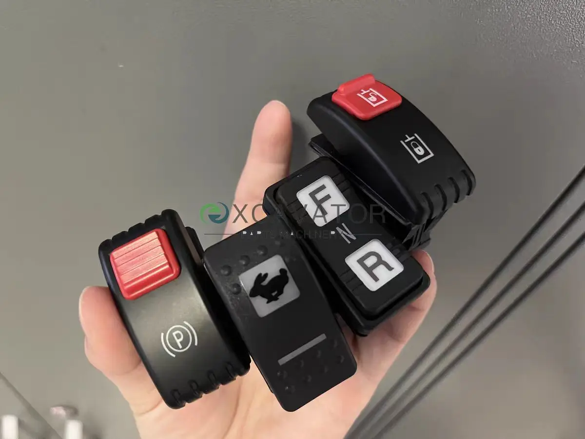 214-4695 2144695 Switch Excavator Construction Vehicle Parts Pushbutton Hydraulic Lock Switch Electronic Handbrake Switch