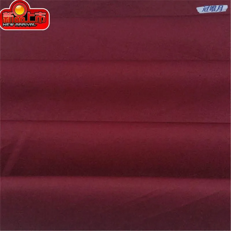 Thick Cotton Twill Fabric Wine Red Korean Japanese Style Autumn Winter Clothing  Fabric Fashionable Clothing Accessories