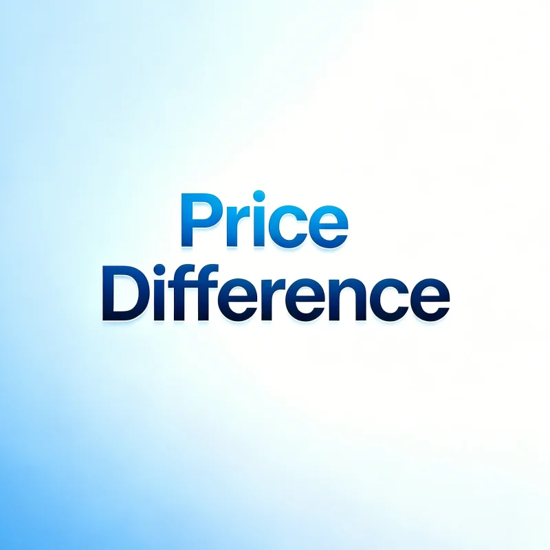 Pay the difference in the product amount