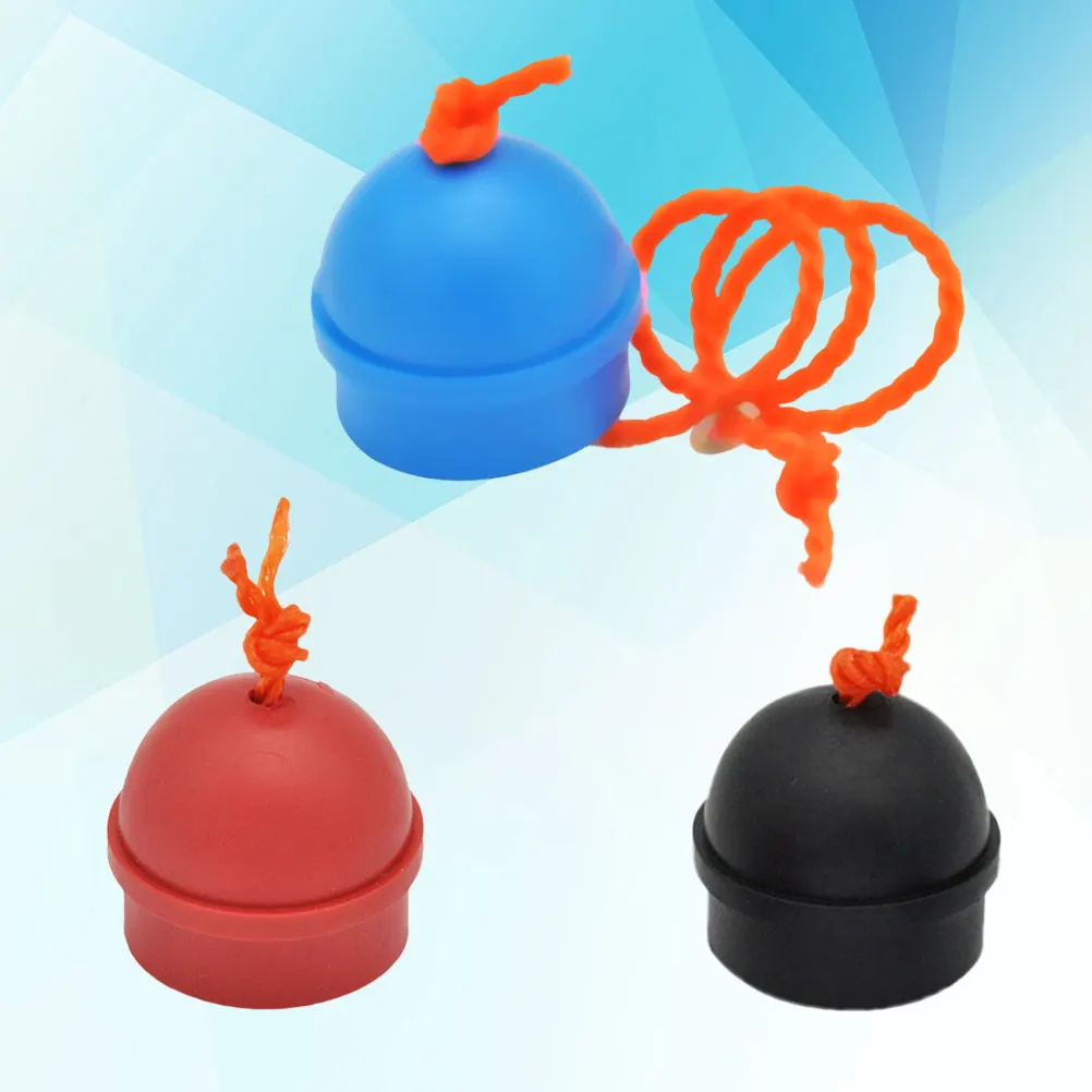 

3Pcs Billiards Pool Cue Chalk Holder Retractable with Strap Standard Size Chalk Snooker Accessories Black Red Blue