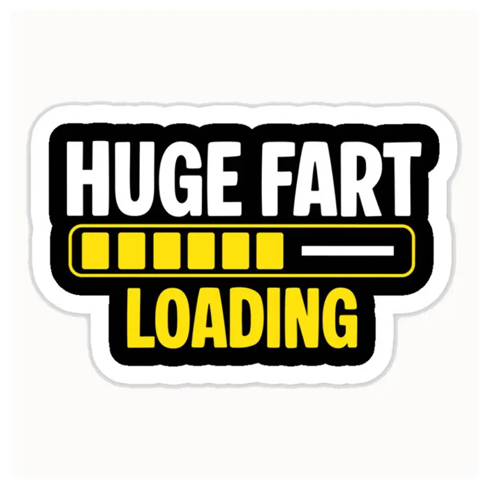 Huge Fart Loading Waterproof Stickers For Decorating Car Windows Motorcycles And Computers.