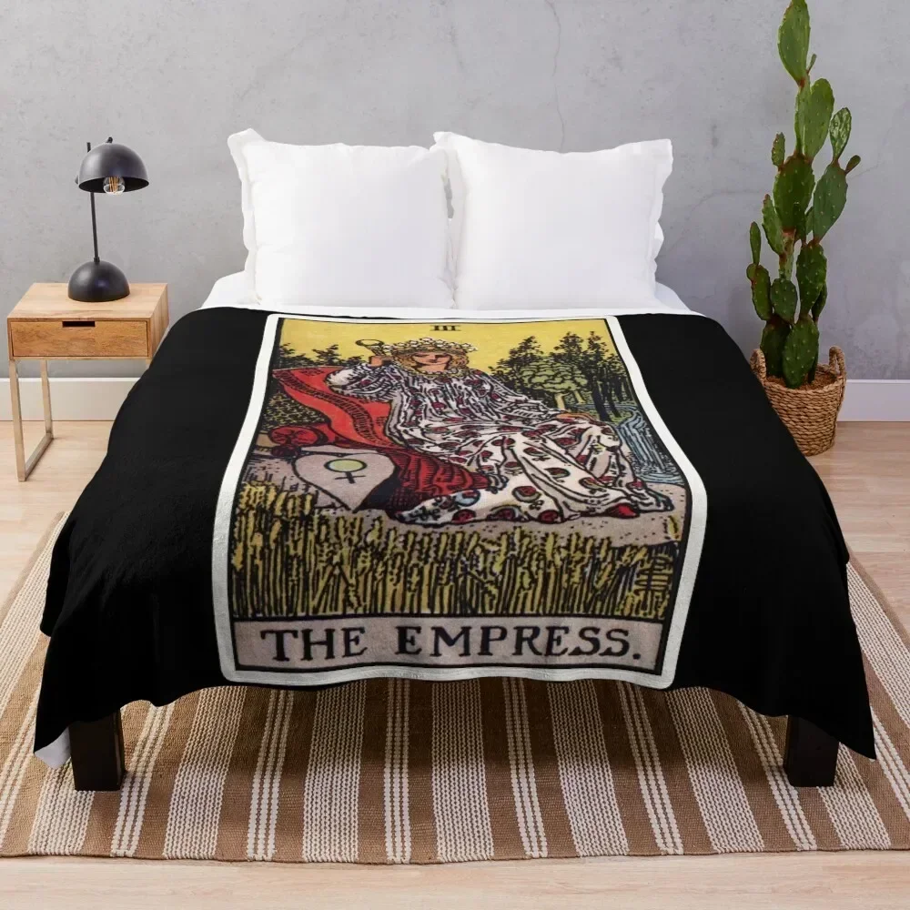 

III. The Empress Tarot Card Throw Blanket christmas decoration Winter beds Camping Luxury Blankets