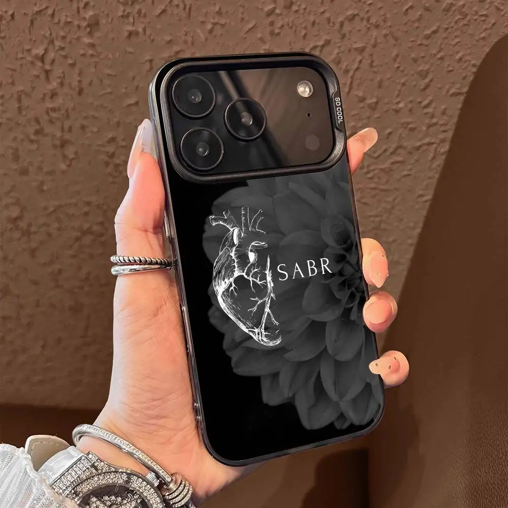 Quran Sabr Islam Patience Phone Case For iPhone 17,16,15,14,13,12,Pro,Max,Plus,E,SE4,Air,Mini Black IMD Box