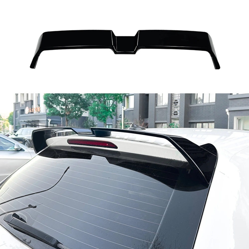 

For Volkswagen Polo MK6 rear window, roof spoiler, fender, carbon black sports modification part 2019 2020 2021 2022