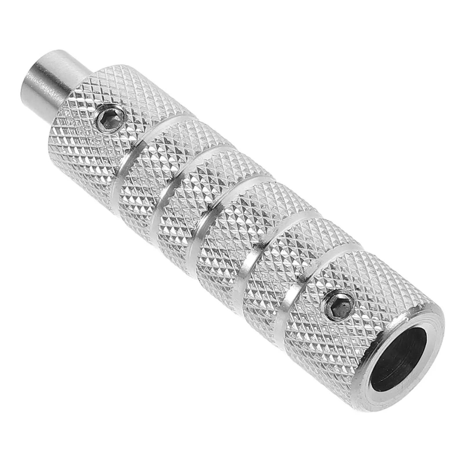 16Mm Stainless Steel Motor Tattoo Handle Anti-Slip Comfort Grip Replaceable Tube Efficient Precision Tattooing Tool Tattoo Grip