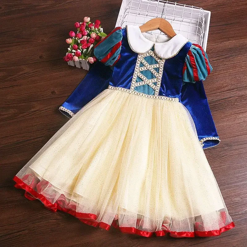 Christmas Birthday Evening Dress Girls New Year Costume Children's Carnival Princess Aisha Cosplay Costume For Girls Kids 14T