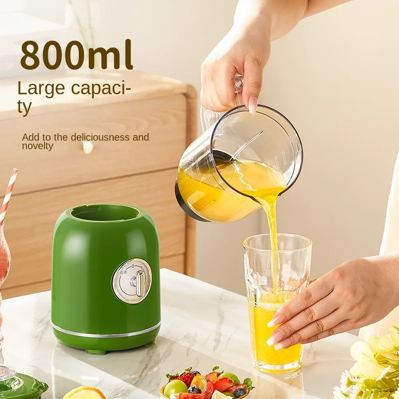 Licuadora eléctrica portátil de gran capacidad para frutas y verduras, molinillo de granos de café, Extractor de jugo, batidos