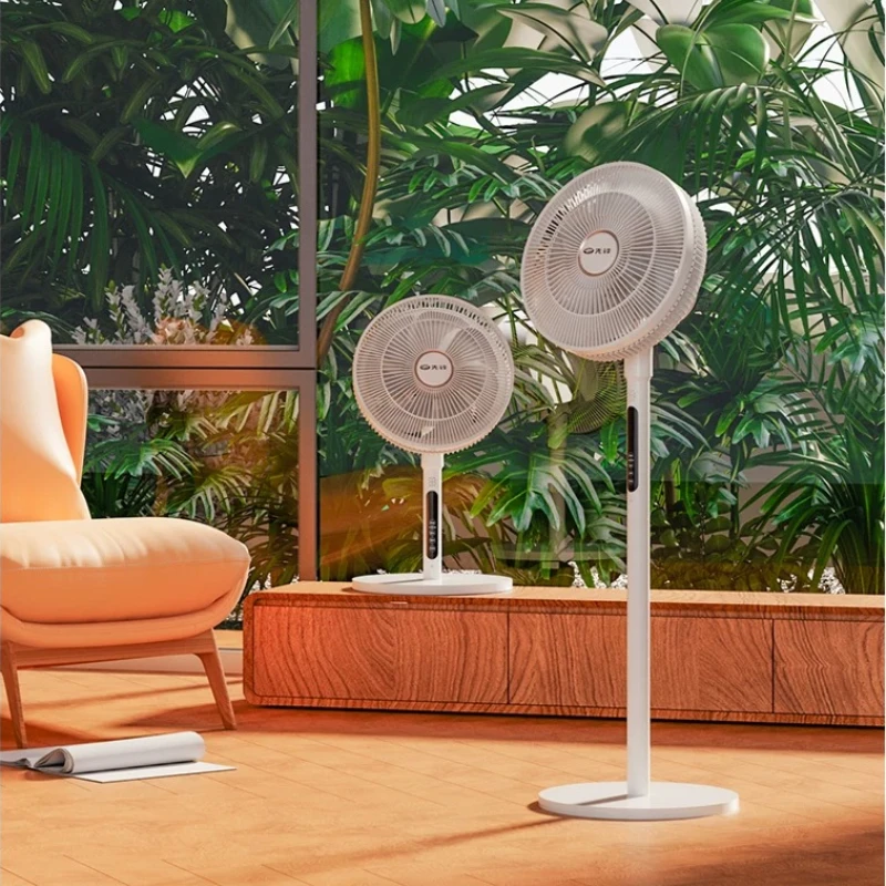 Quiet Oscillating Fan Energy Saving DC Inverter Floor Stand Fan with Voice Remote Control Pure Copper Motor for Home Use