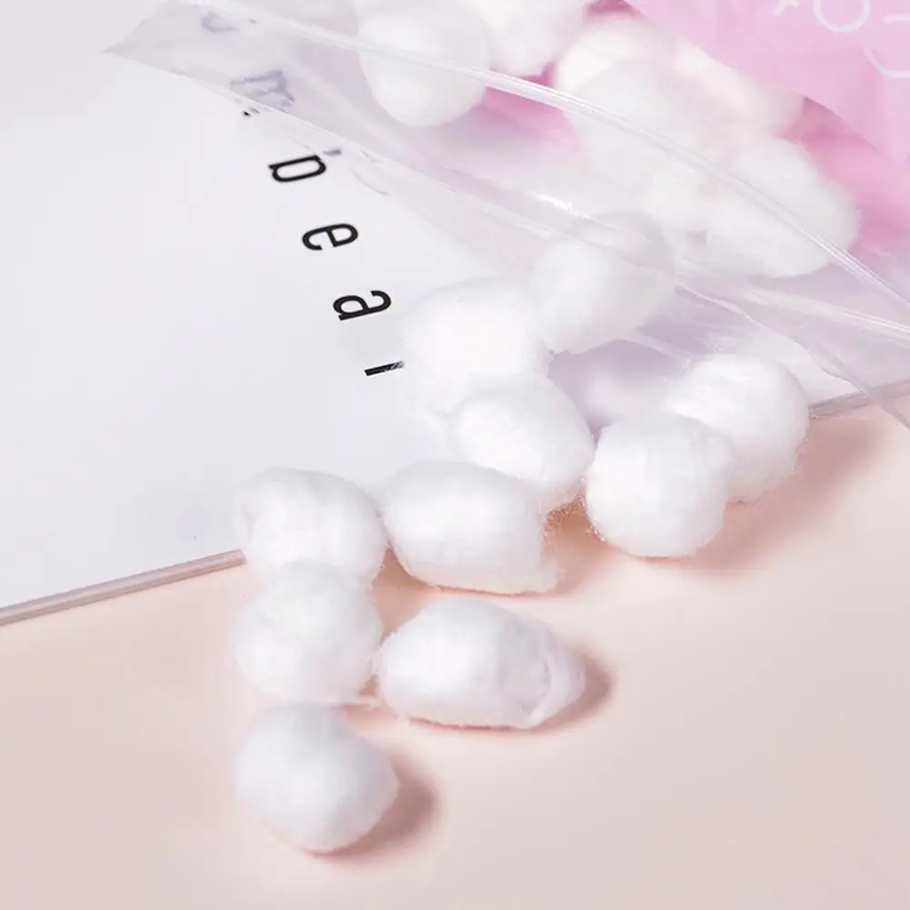 كرات صوف قطنية كرات قطنية طبيعية لإزالة طلاء الأظافر أداة تنظيف المكياج ماصة خفيفة الوزن للاحتياجات المنزلية #4