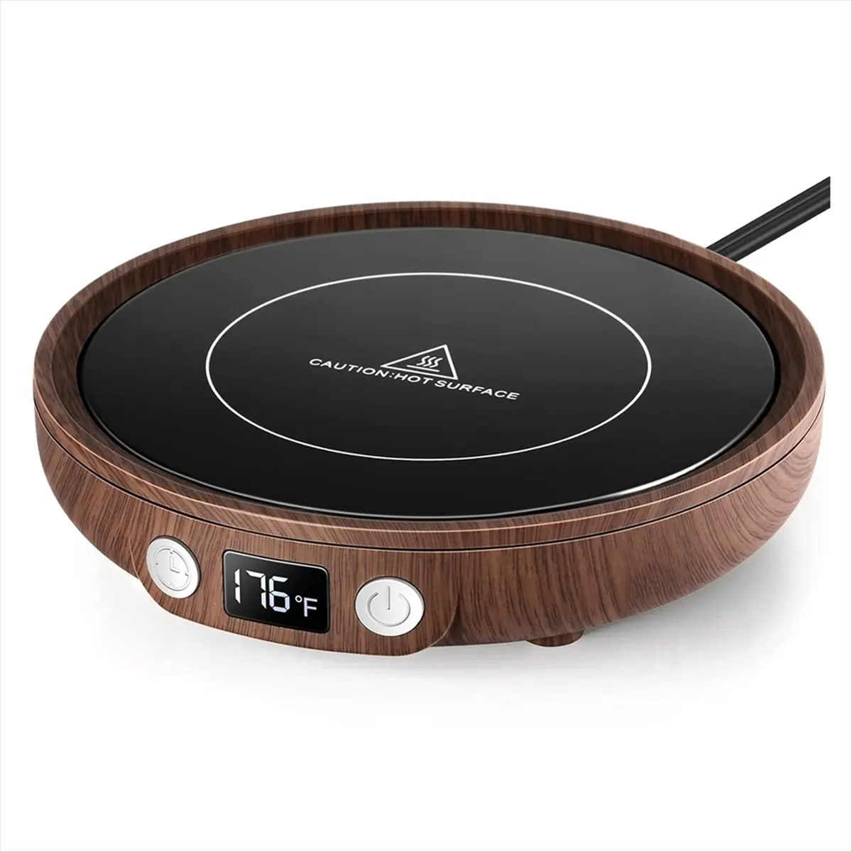MSOR New Mug Warmers,Coffee Cup Warmers with 3 Temperature Setting Display,Candle Warming Plates,Coffee Accessories US Plug