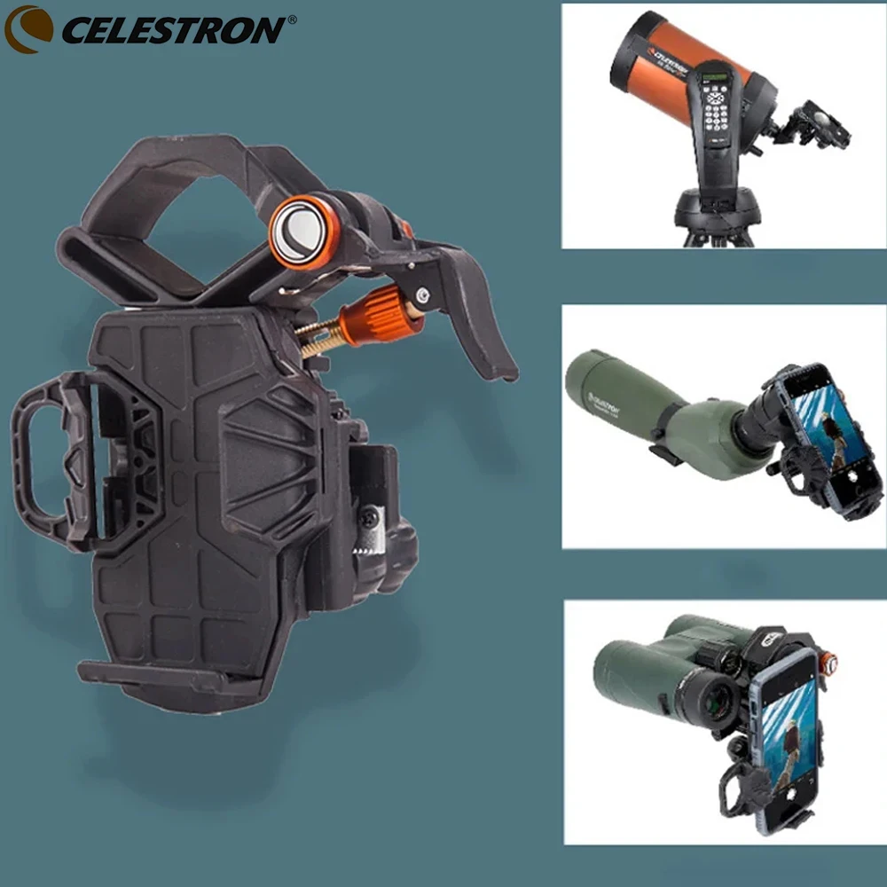 Celestron NexYZ 3-Axis Universal Smartphone Adapter Mobile Cell Phone Mount For Astronomical Telescope Binoculars Microscope