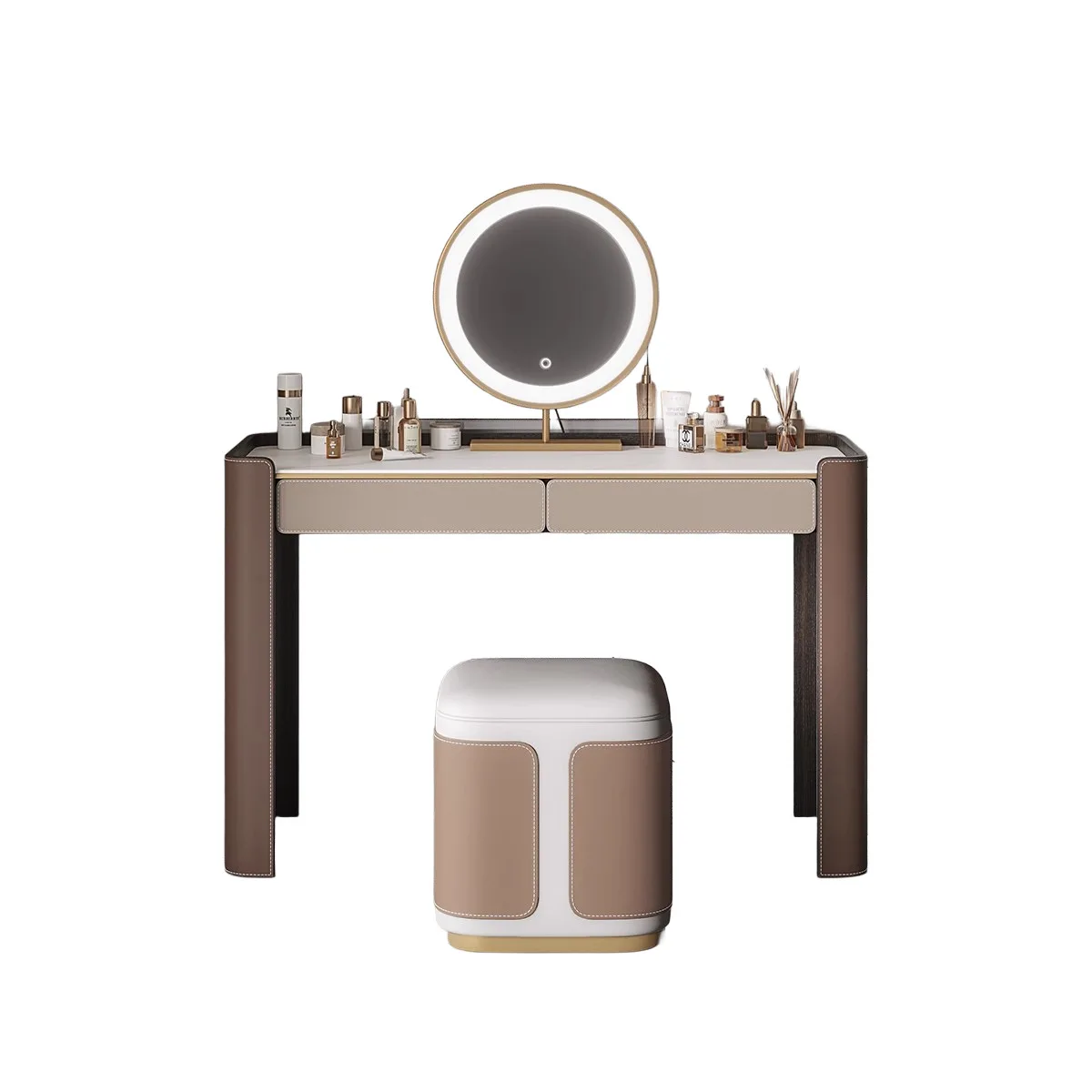 

Light luxury dressing table, high-end master bedroom dressing table