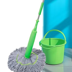 2 In 1 Dehydrated Mop Long Handled Cleaner Mop Wet And Dry Cleaning Mop for Kitchen Hardwood Restaurant Durable
