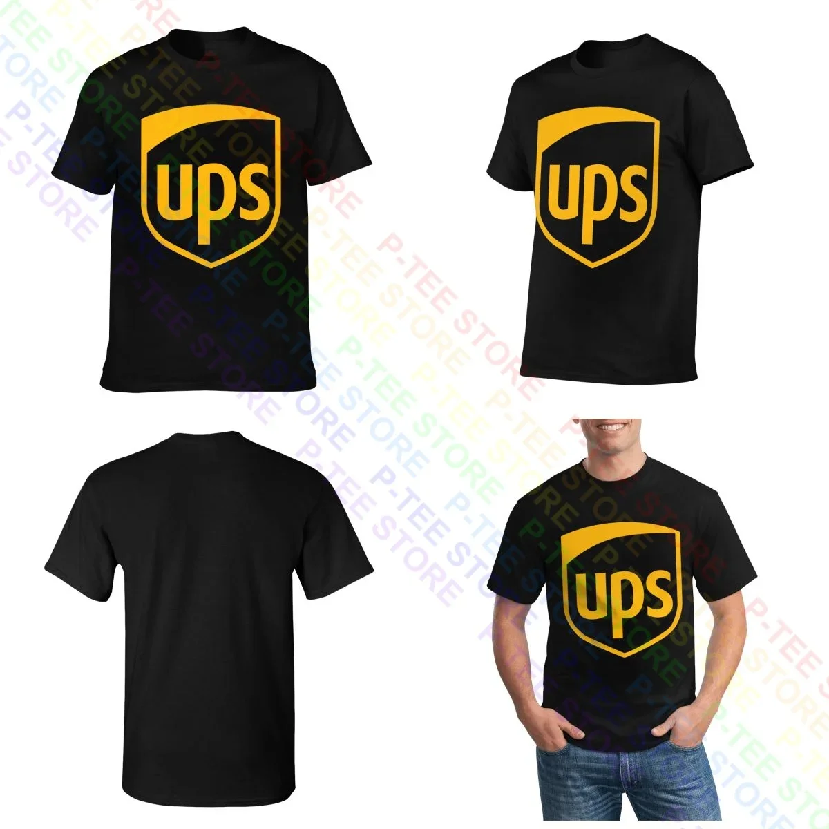 United Parcel Service T-shirt, Postal Estados Unidos Camiseta, Pop Tendência, Best-seller Vintage