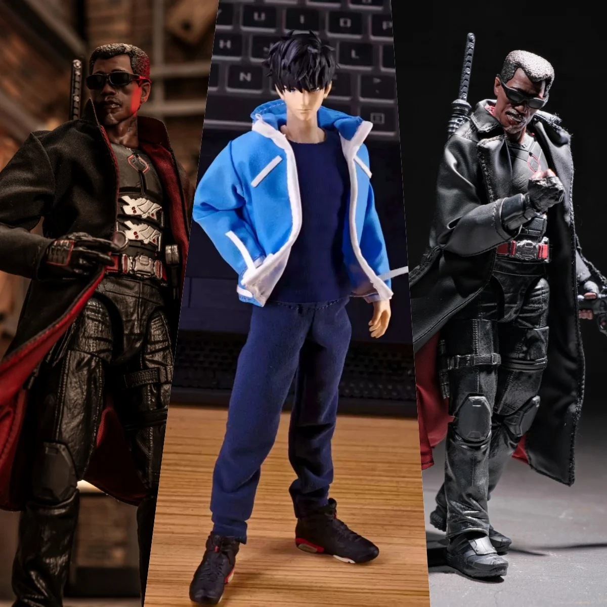 

【Clothing Only】1/12 Scale Male Soldier Clothing Accessories Turn-down Collar Coat Stand-collar Coat Fit 6''Action Figure Model