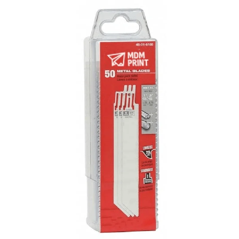 

6" 24 TPI SAWZALL Blades (50 Pk)