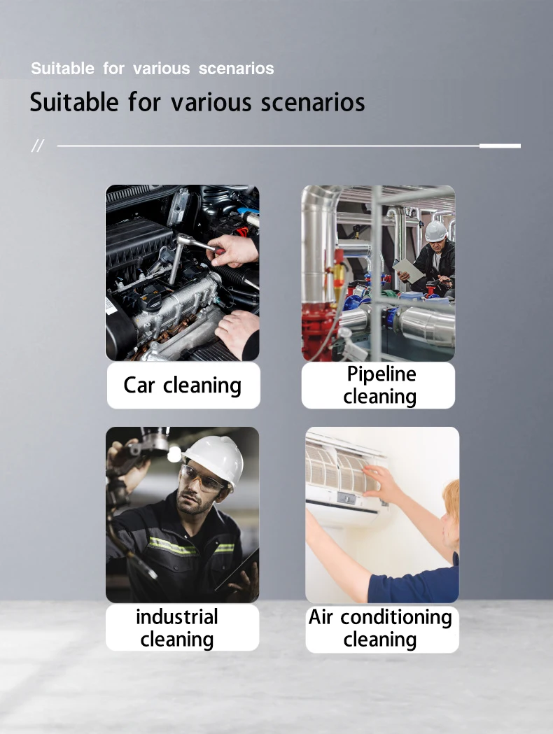 4.3inch 720P Side-View/ Front View Spraying Car Air Conditioner Cleaning Endoscope Camera CMOS Borescope Visual Cleaning Gun