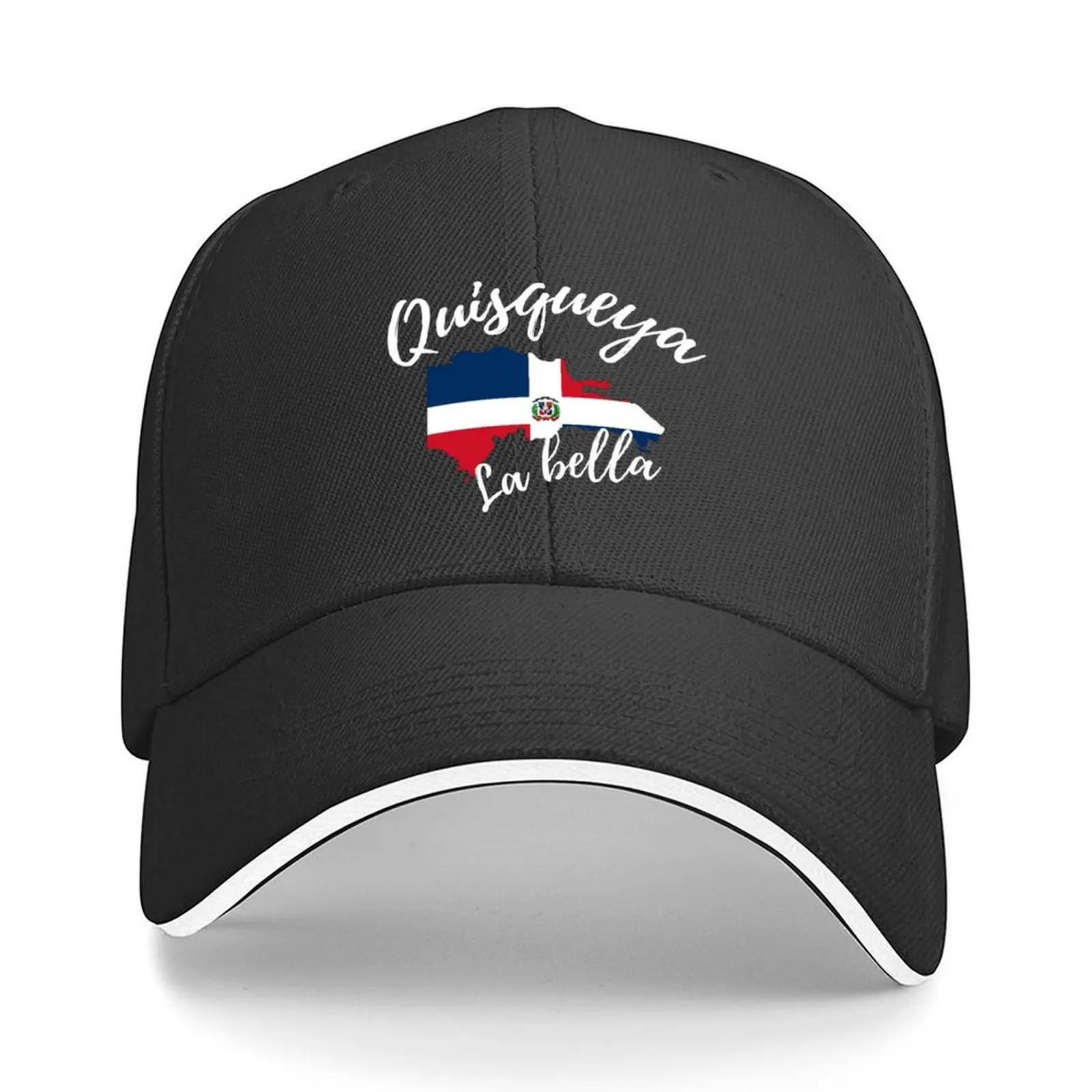 

Quisqueya La Bella, Dominican Republic Baseball Cap Hip Hop Sunscreen Sunhat Rave Women's Hats Men's