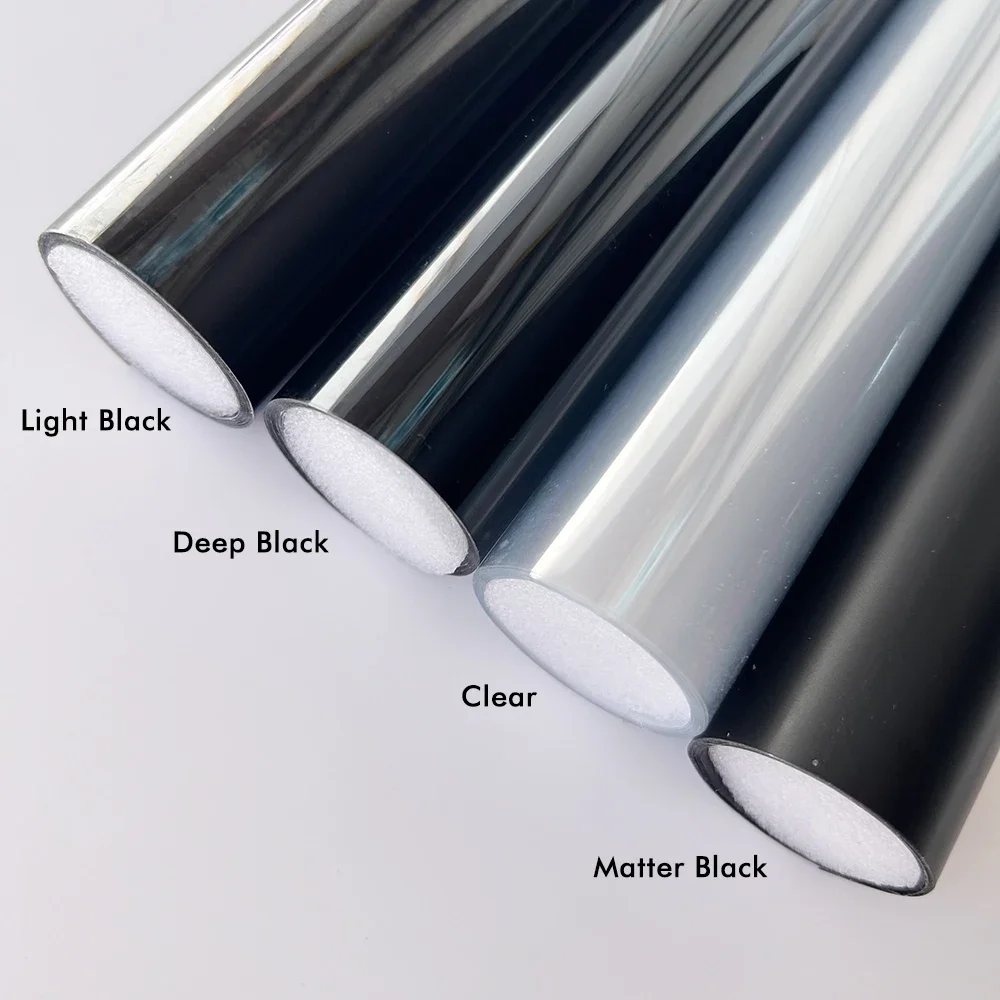 Transparent Light Black Smoke PVC Film Tint 30 X200cm Headlight Taillight Wrap Cover Film Foil Sticker Armored Film for Cars