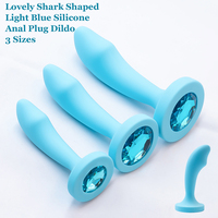 3 Sizes Butt Plug for Woman Silicone Anal Plug Crystal Base Anal Toys Anal Trainer Anal Dildos Sex Toys For Woman Men Adult Toys