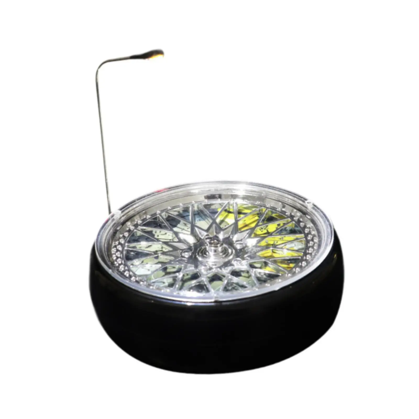 1/64 Car Model Display Turntable Realistic Easy Assembly Ornaments Scene Decoration Collection Simulation Rotating Display Stand
