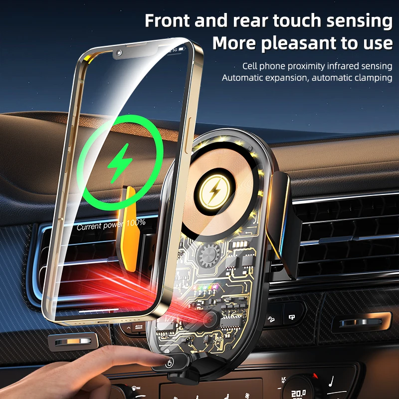 

Wireless Car Charger holder for Magsafe iPhone 5/14/13/12/11/Pro Max,Fast Charging Air Vent iPhone, Android phone holder