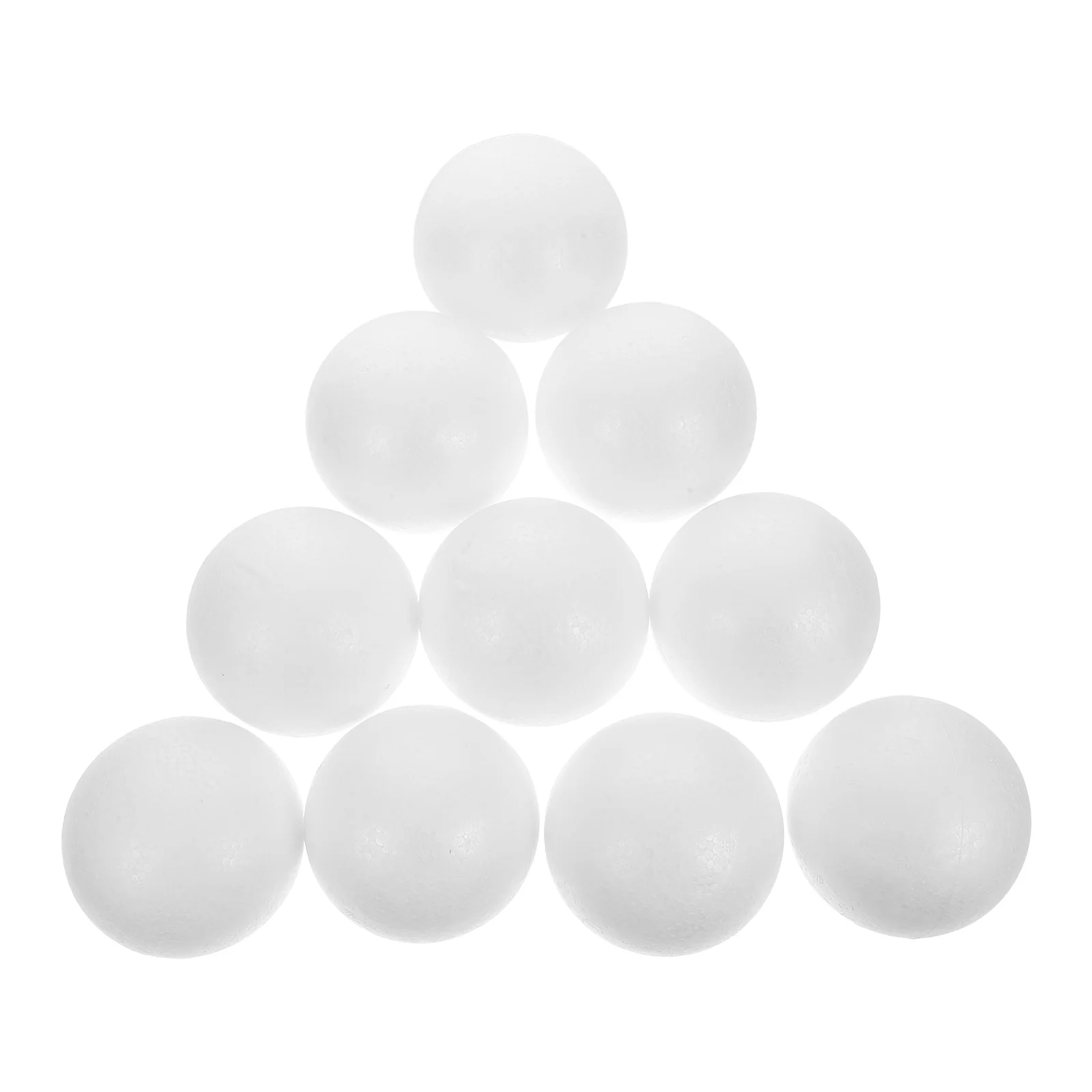 

10 Pcs Polystyrene Balls Cm Crafts Large Decorations Artificial Modern Solid White DIY