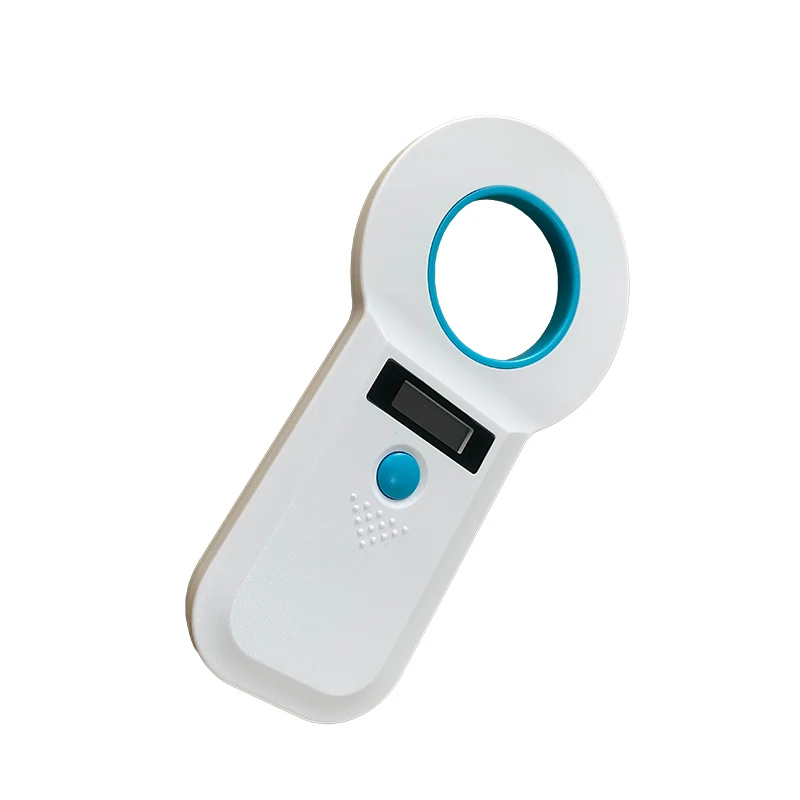 134.2Khz Handheld FDX-B(ISO11784/85) RFID microchip Reader OLED Display EMID Animal Chip Scanner Pet Tag Scanner for Cat Dog ID