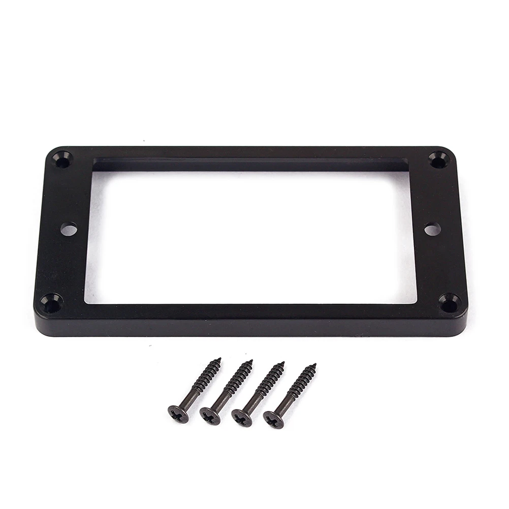 

Black Flat Frame Pickup Ring for Electric Guitar Humbucker Bracket Double Coil Mounting Frames Guitar Parts Accessories