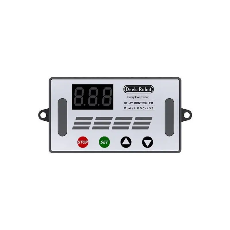 LED Dual MOS Time Delay Relay High Level Trigger 12V 24V DC 5V-30V With Digital Display Cycle Timer Delay Switch For Circuit