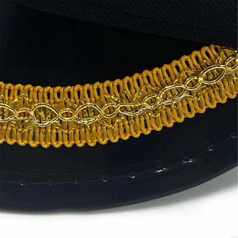 Topi Kapten Pesta untuk Cosplay Pesta Topeng Panggung untuk Cosplay Kostum Permainan Peran Halloween