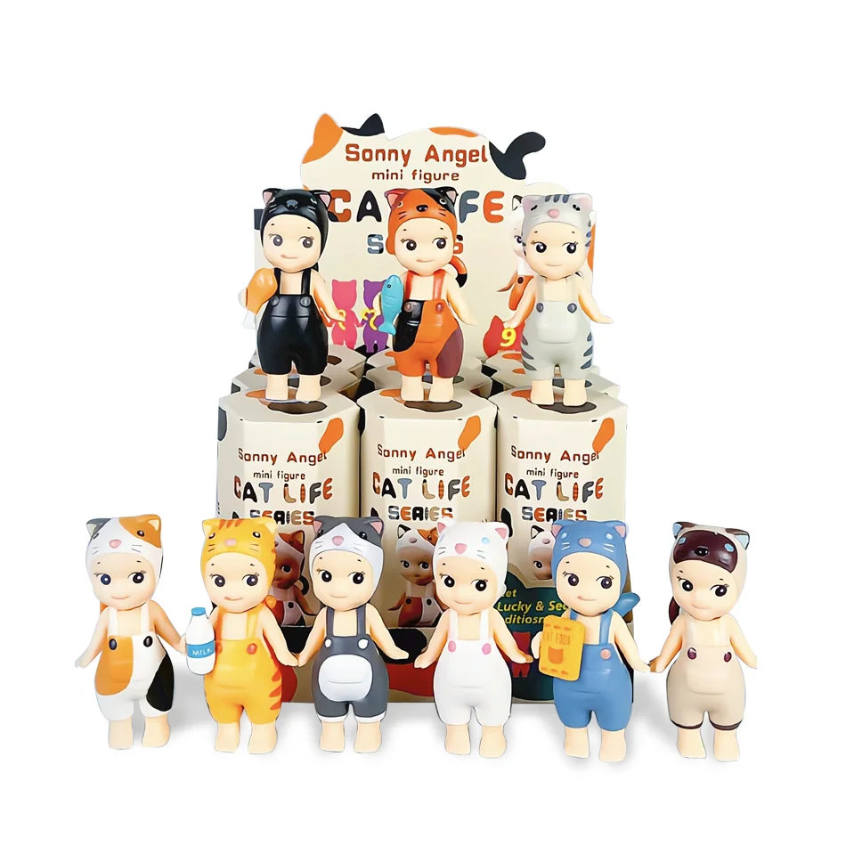 Cat Blind Box Sonny Angel Cats Life Action Figures Toys Ornaments Dolls For Fans Children Christmas Gifts 1Pc Random Send image 6