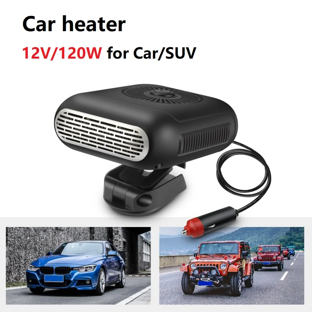 Powerful Heat Distribution Portable Electric CarTruck Heater 12V 24V Large Air Outlet High Temperature Resistance