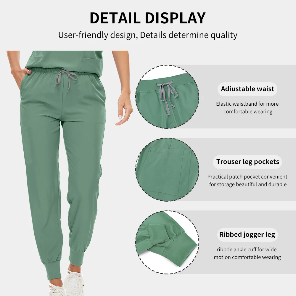 Uniforme d'infirmière pour femmes, magasin de clinique pour animaux de compagnie, vêtements de travail de dentisterie vétérinaire, ensembles de 2 pièces, uniformes médicaux de haute qualité unisexes pour hommes