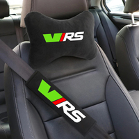 Car Seat Head Neck Rest Cushion Headrest Pillow Protector Shoulder Pad For Skoda VRS VIRS Fabia Superb Kodiaq MK1 MK2 Octavia
