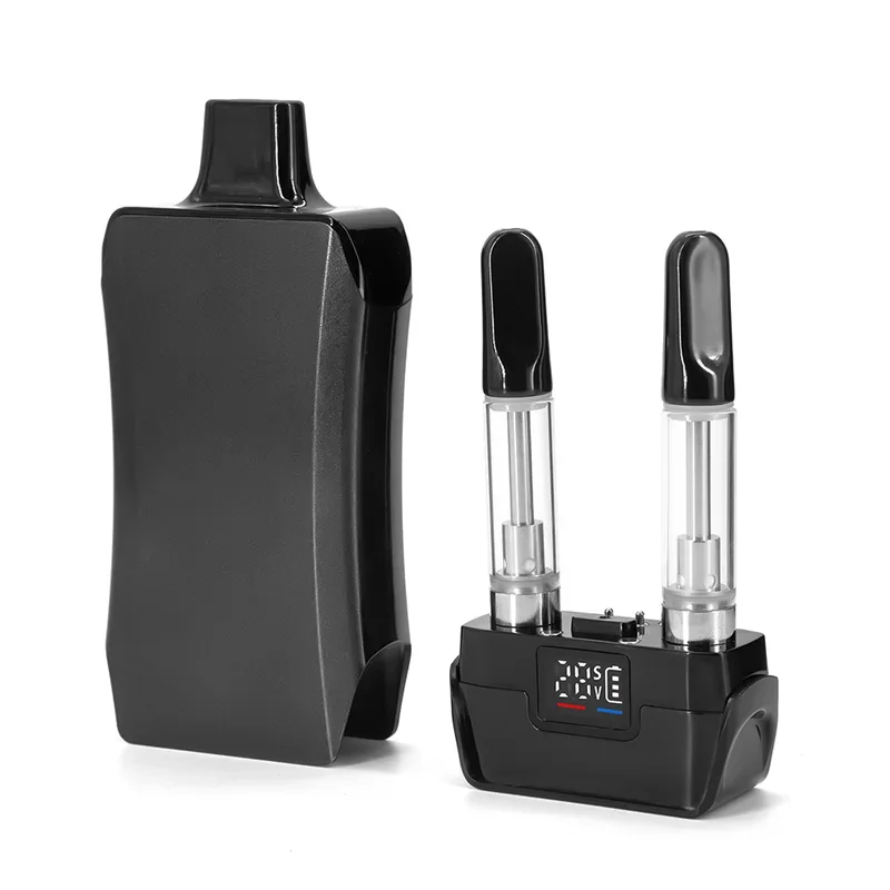 Vaporis-Preheat Vape Pod Mod ، نوع C ، منفذ شحن USB ، Ecig لعربات خراطيش الزيت السميكة المزدوجة ، 5 ، بالساعة