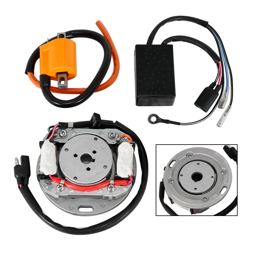 Zündspule Schwungrad Rotor Stator CDI Kit für Honda CR125 CR125R für Kawasaki KX125 KX250 KX420 – Detail 2