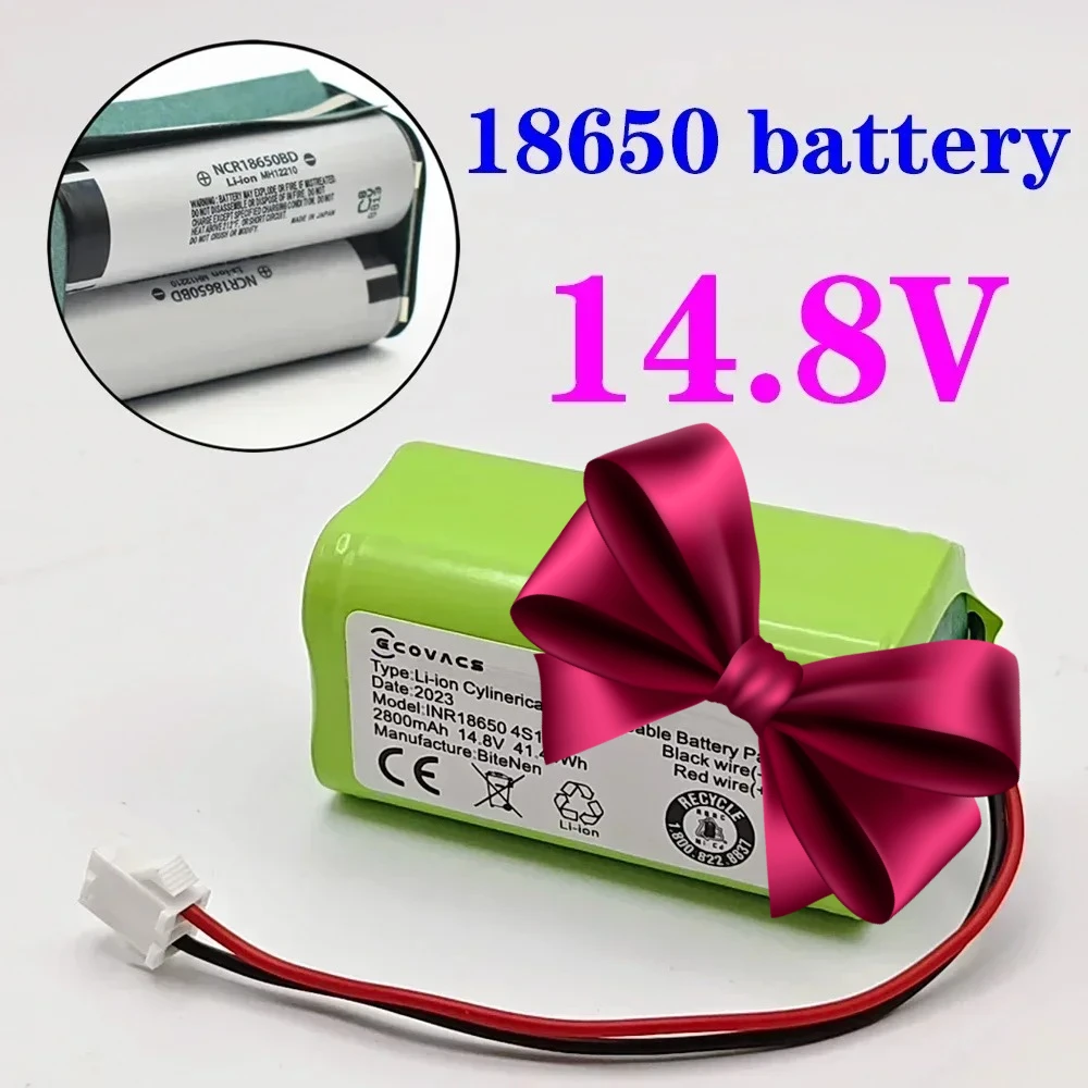 

14.4V Battery 2.8Ah for Conga Excellent 990 1090 1790 1990 Deebot N79S N79 DN622 Robovac 11 Tesvor X500