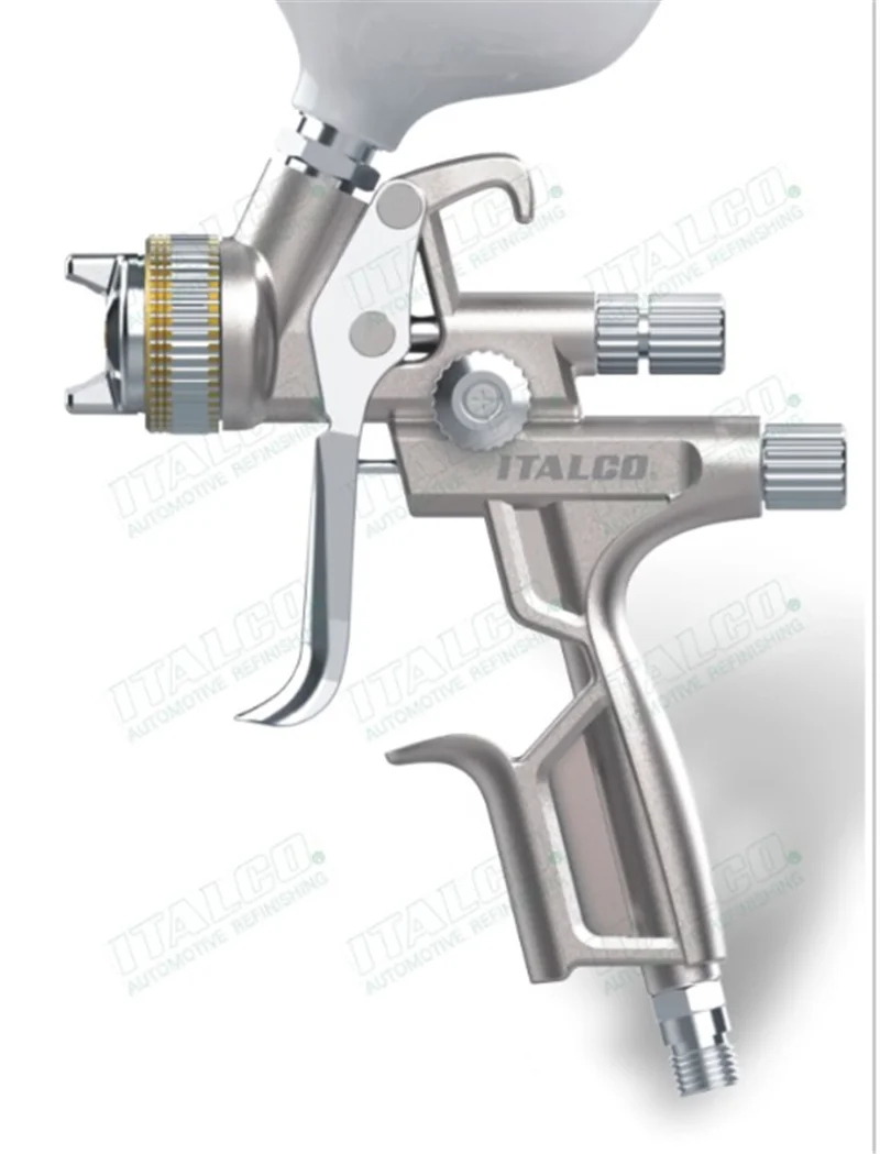 Original ITALCO GLOSS1 L.V.MP 1.3 Professional Spray Gun 600ml cup USA brand