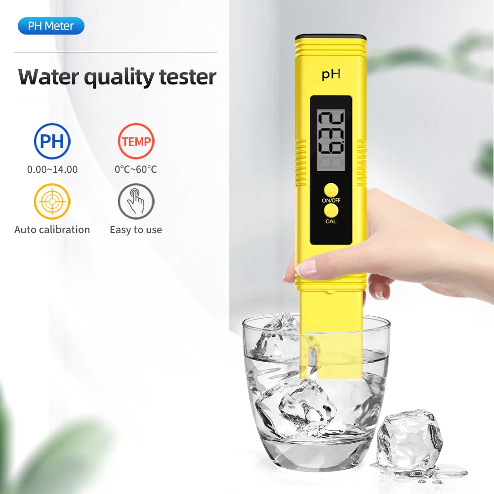 10pcs LCD Pen Monitor 0.01 Portable Digital PH Meter Aquarium Pool Water automatic calibration with retail box 30%Off