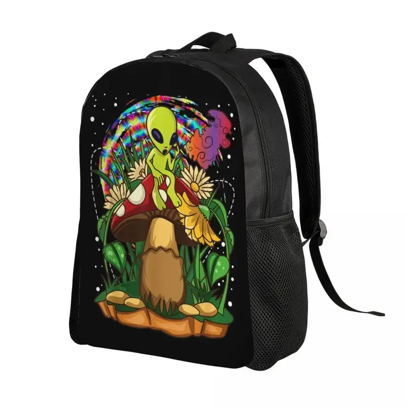 Funny Sexy Mushrooms Tattoo Flash Backpack Waterproof College School Retro Hippie Magic Trippy Bag Printing Bookbags