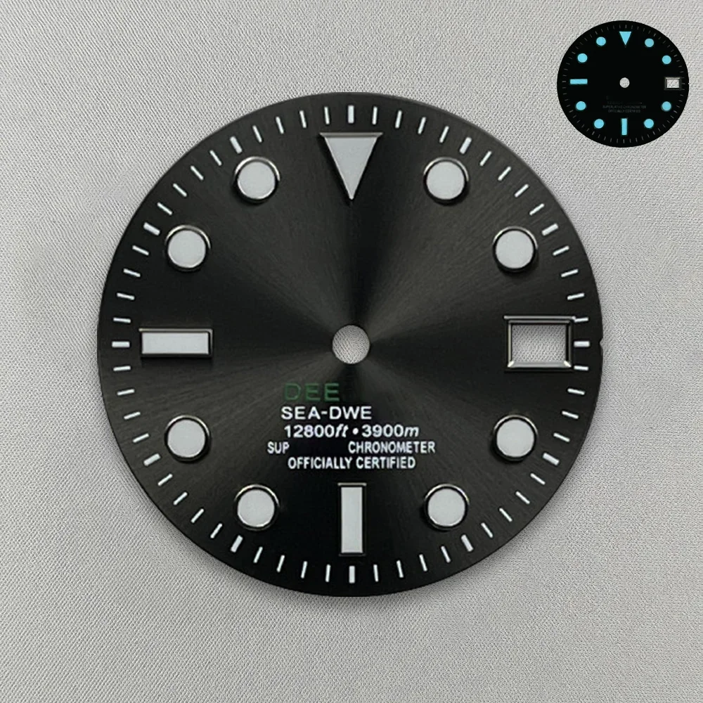 28.5mm NH35 Dial S Logo Deep sea Gradient Diver\'s Dial Suitable For NH35/NH36 Movement Watch Modification Accessories