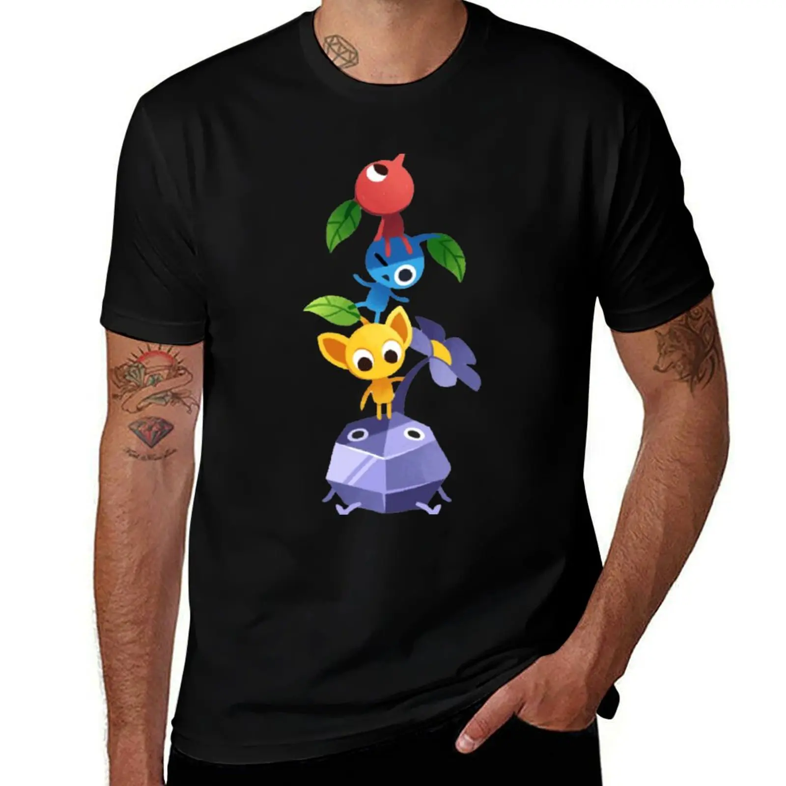 Pikmin 4 T-Shirt cotton t-shirt plain for man package T-Shirt