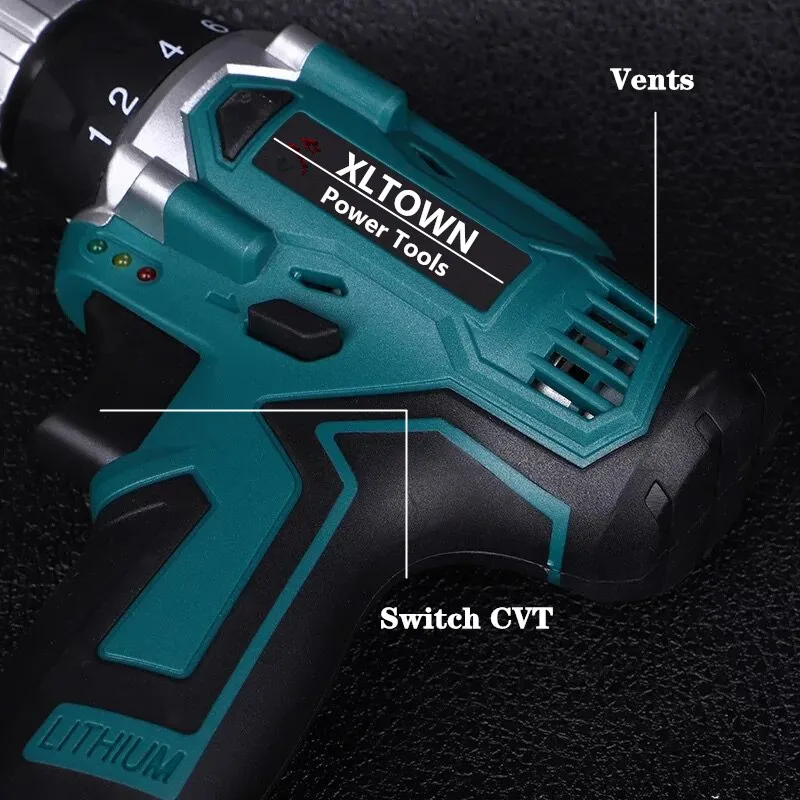 XLTOWN 21V Electric Screwdriver With 1 Battery Hand Drill Rechargeable Electric Screwdriver Cordless Power Tools