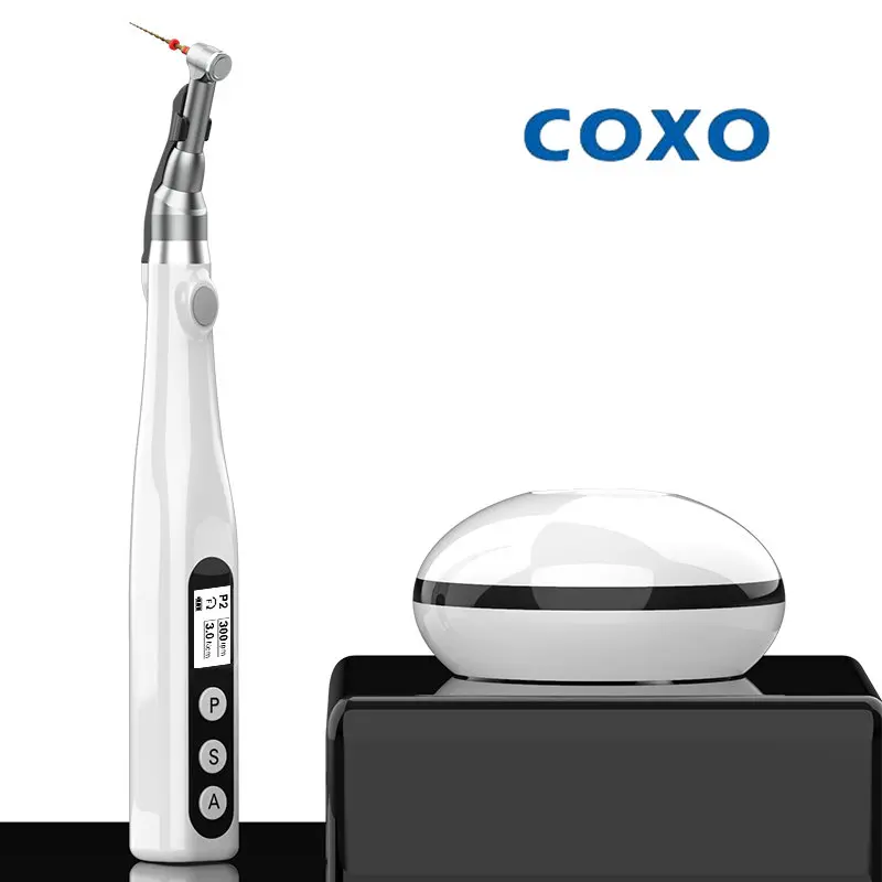 COXO C-smart Mini Dental Wireless Endo Motor Cordless Root Canal Equipment with1:1 Push Button Contra Angle Dentistry Instrument