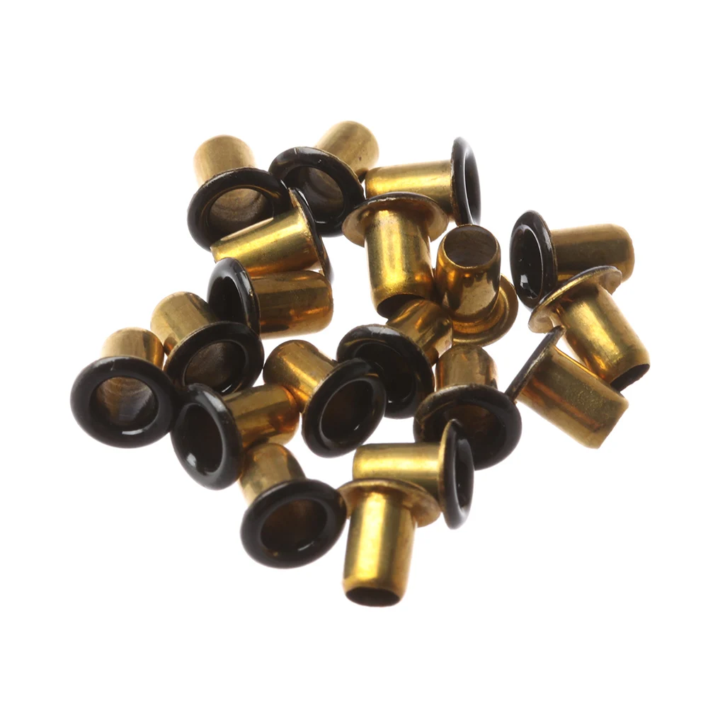 20pcs  Shoes Clothes Mini Ultra-small Diy Dolls Buckles Metal Eyelet Buttons Belt Buckle  Bags Accessories